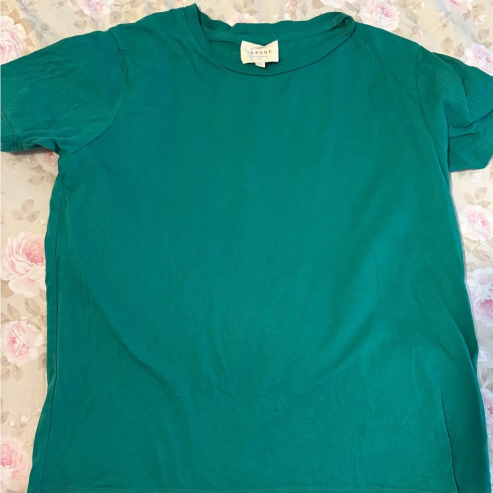 Teal Crew Neck T-Shirt